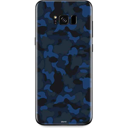 Blue Street Camo Galaxy S8 Plus Skin